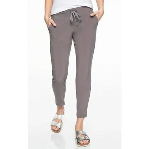 Athleta Midtown Ankle Gray Pants Size 0 - Picture 1 of 8
